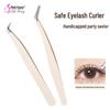 Golden Feather High-Density Eyelash Tweezers - Precision Tool for Eyelash Artists