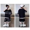 Boys' Set of Fashionable 3D Printed Casual Pullover, Short Sleeved Shorts, T Sports Shirt, Boys' Outdoor T-shirt Shorts