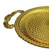 Cake Serving Tray Decorative Candy Dish Display European Luxury Elegant Fruit Bowl Plate