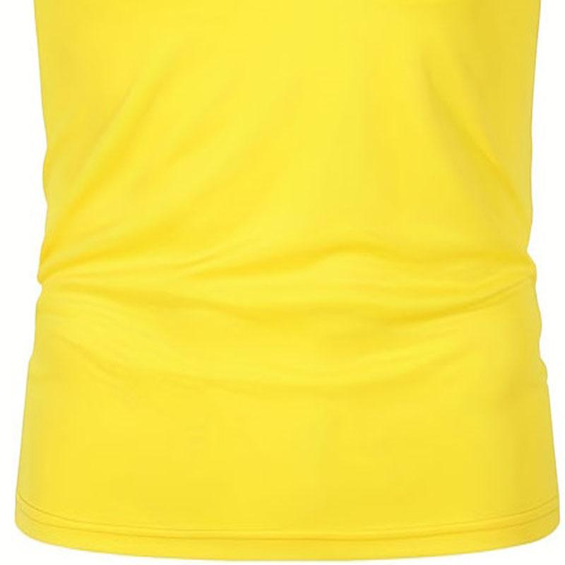 Klassisches, einfarbiges, kurzärmeliges Poloshirt für Herren, lässiger Stil aus Polyesterfaser, schnelltrocknendes Outdoor-Mode-Outfit für den Sommer