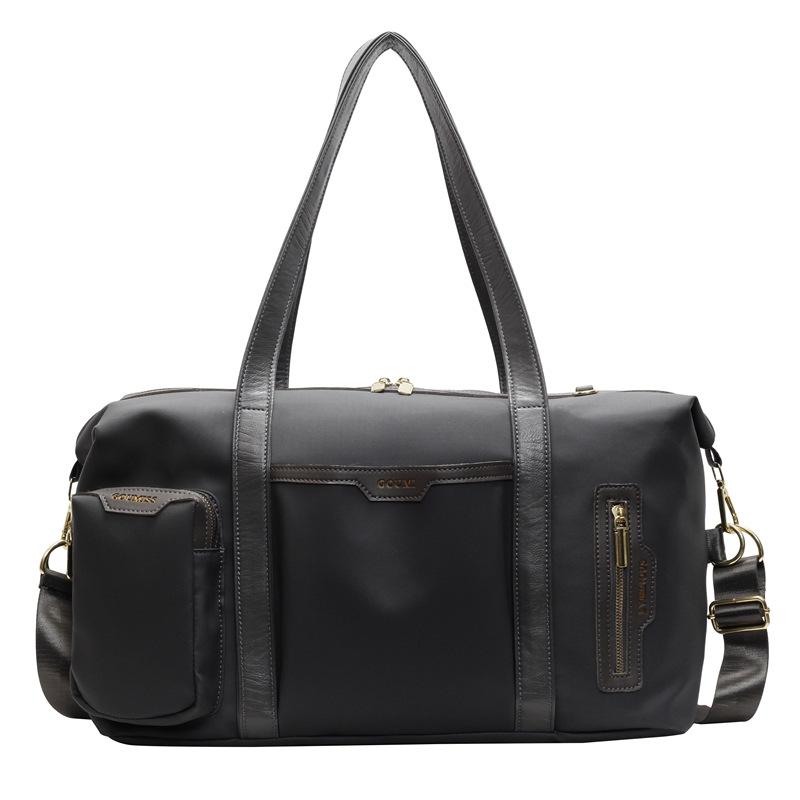 

Модная и повседневная дорожная сумка большой вместимости с несколькими карманами для мужчин и женщин, спортивная сумка для фитнеса с отделением для сухих и влажных вещей серый