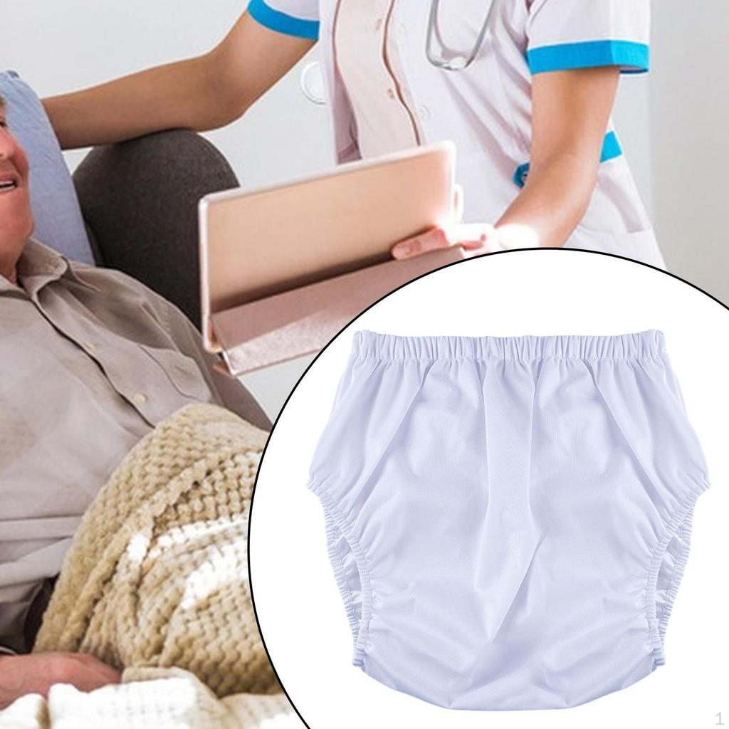 Capa de Fralda para Adultos Incontinência para Mulheres Homens Reutilizável Cueca Baixo Ruído Respirável Confortável