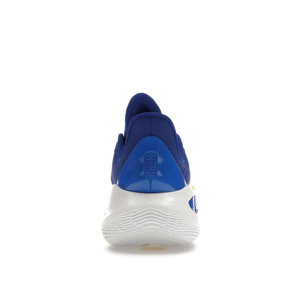 Under Armour Unisex Curry 11 Dub Nation White Royal Blue Yellow 3026615-100