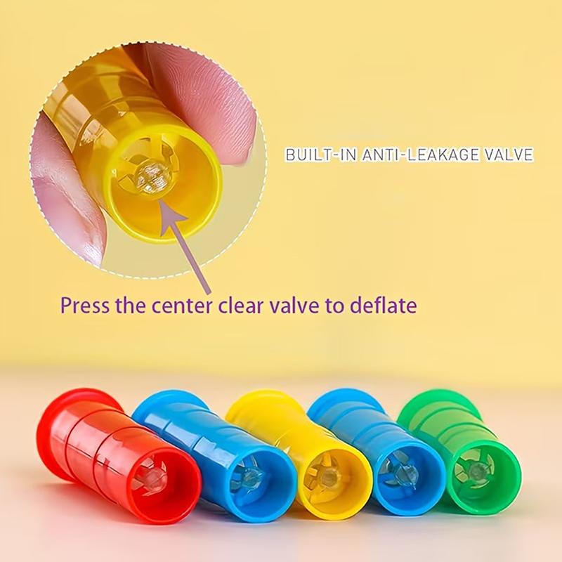 10/20/50pcs Balloon Mouth Stoppers Balloon Inflators Increase Lung Capacity Balloon Inflation Device Balloon Accessories+