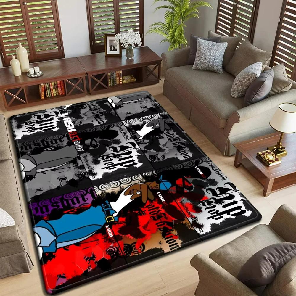 Band Logo Music Rock and Roll Pattern Carpet for Living Room Bedroom Non-Slip Soft Rug Kitchen Floor Mat Entrance Doormat