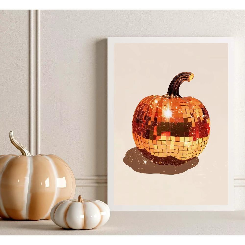 Disco Vintage Cherry Strawberry Blueberry Watermelon Lemon Fruit Art Poster Canvas Paintings Wall Art Pictures Home