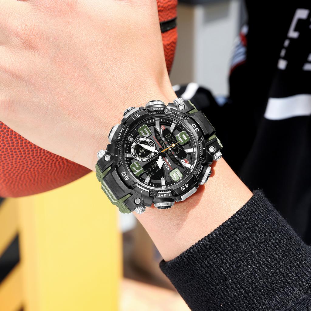 Quartz Watch For Men  Watch Waterproof Stopwatch LED Watches Male Clock 1921 Sport Watches Men Relogio Masculino Digital