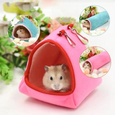Cotton Hamster Cage Swing Comfortable Guinea Pig Sleeping Bag Thickened Hamster Hammock  Small Pet