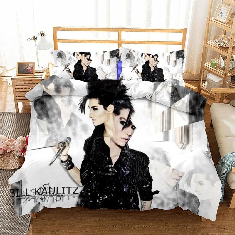 

Рок-группа Tokio Hotel 3D Принт Постельное белье Наборы Пододеяльники Наволочки Цельное Одеяло Постельные комплекты Постельные принадлежности Кровать K581 EU single(135x200cm)