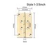 3.5inch Door Hinges Window Accessories Furniture Hardware Cross Hinge  Cabinet Cupboard Window Door