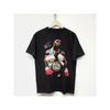 Men's  Boxing Graphic T-Shirt - Black Cotton T-shirt with Colorful Championship Belt and Ring Design, Regular Fit Short-sleeved Casual Shirt (sizes