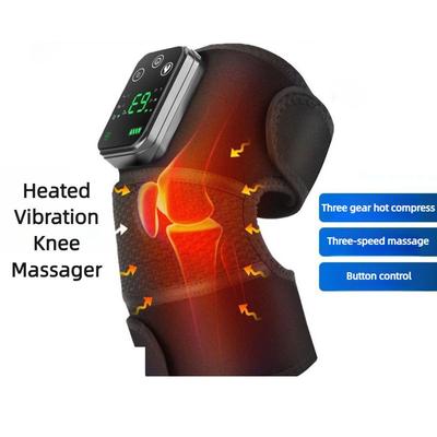 Portable Heated Vibration Knee Massager Intelligent Temperature Control Vibration Massage Moxibustion Hot Compress Device