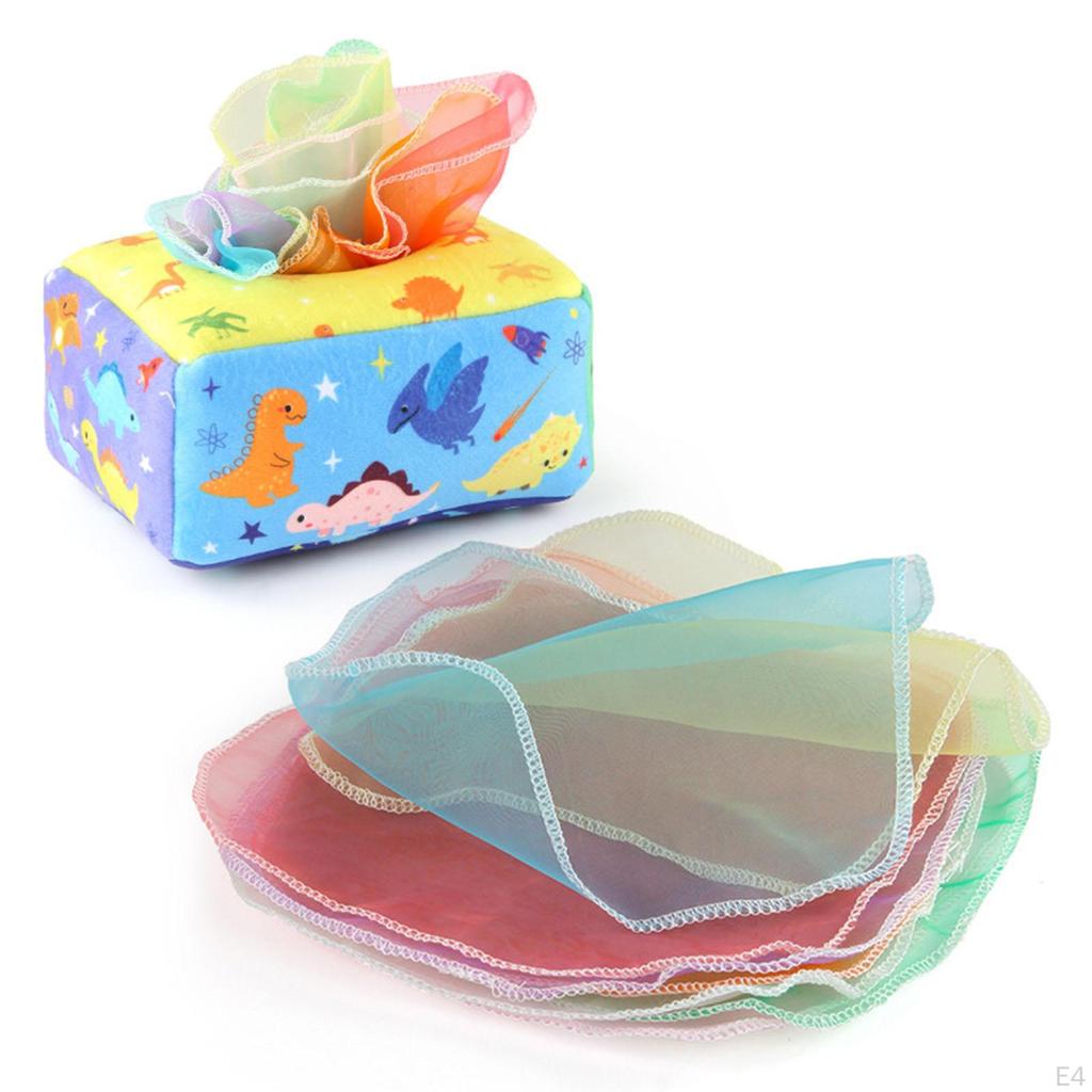 Sensory Game Storage Organizer Teaching Aids Tissue Boxes Toy for Toddlers