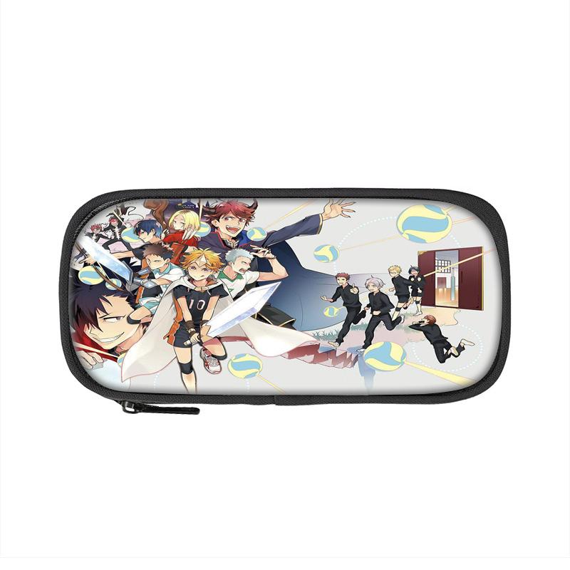 Haikyuu Pen Case Sunshine Youth Print New Large Capacity Student Boys and Girls Best Birthday Gift for School
