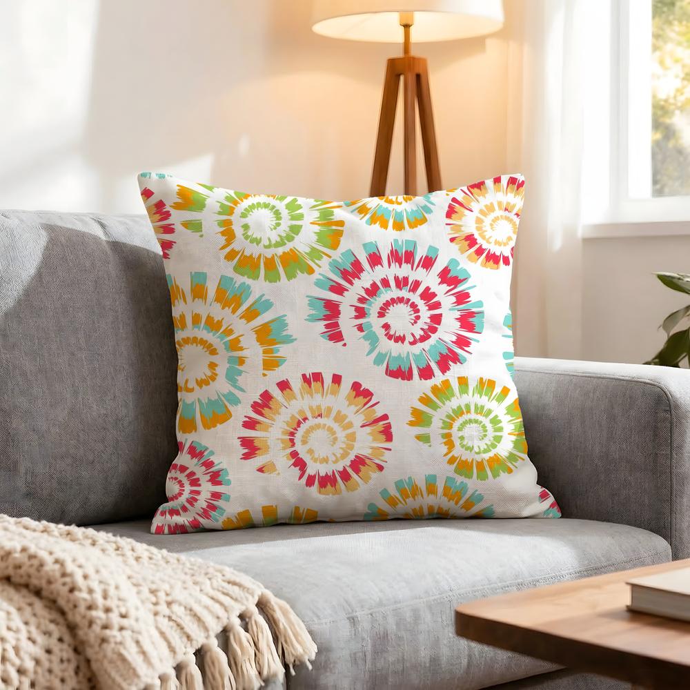 Pattern Tie Dye Pattern Cushion Cover 1Pcs Decorative Covers Soft Cushion Case For Sofa Couch Decor 40X40 45X45 Pillowcases