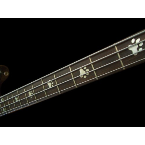 Jockomo Bass Clawfoot Inlay Sticker for White Pearl Base