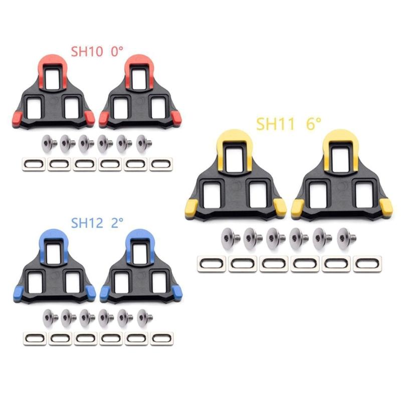 Road Bike Pedal Cleat Replacement Cycling Pedals Cleat Road Bike Self-Locking Cycling Pedals Cleat  Easily to Install