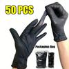 Black Disposable Nitrile Gloves Latex & Powder Free for Tattooing Manicures Salon Cleaning Disposable Food Working Latex Glove