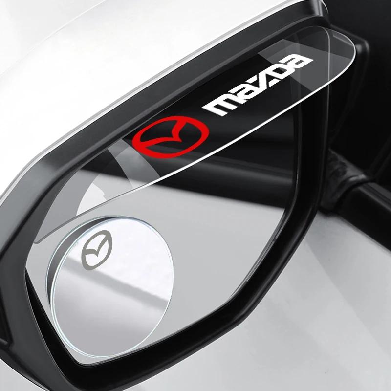 2025 Hot Car rearview mirror rain eyebrow small round reverse For Mazda 2 3 5 6 8 CX5 CX-5 CX-7 CX-9 MX-5 ATENZA Axela Accessori