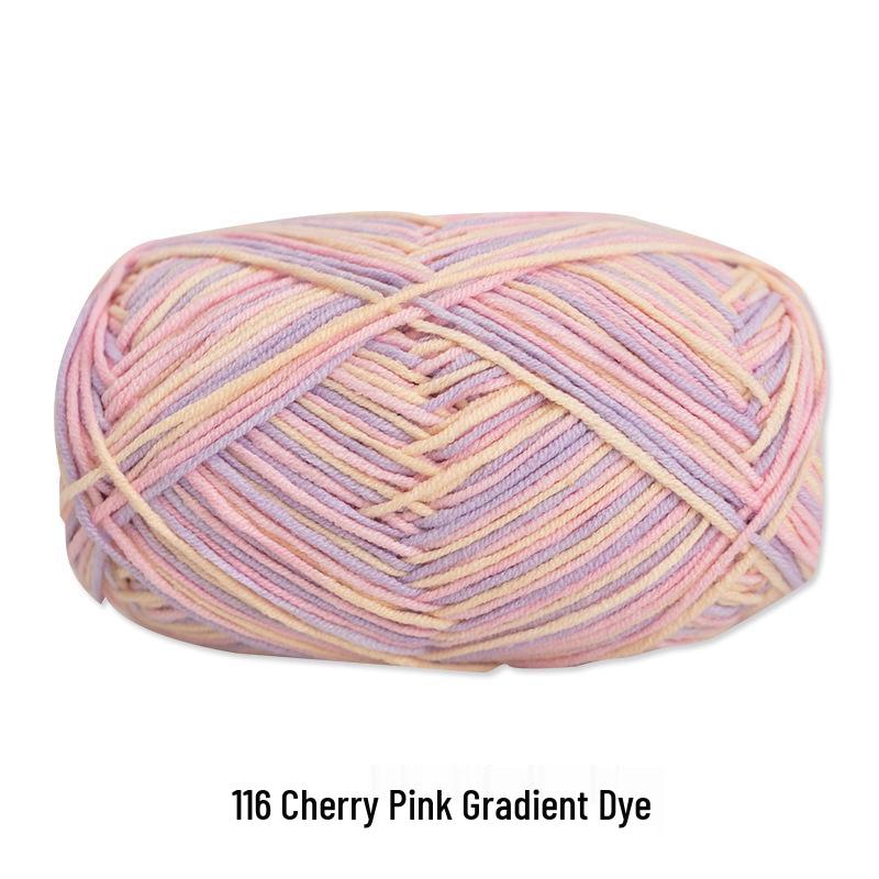 Xue Feier 4-Ply Cute Doll Milk Cotton Combed Yarn for Crochet and Knitted Bags