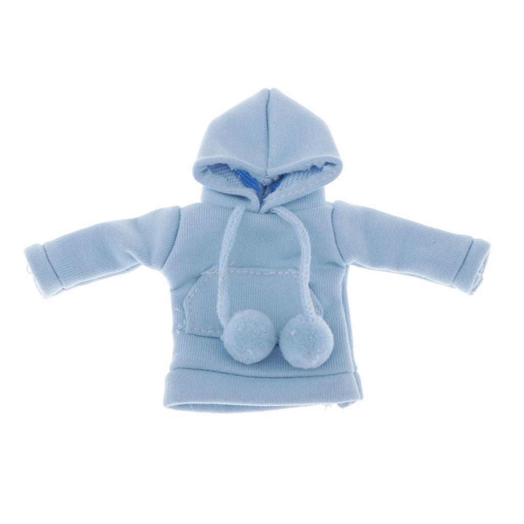 12inch Doll Hoodie Pullover Outfits Handmade Sweatshirt for Blythe Dolls Children’s Birthday Gift Accessories
