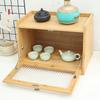 Bamboo Multifunctional Kitchen Bread and Teacup Storage Rack