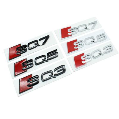 SQ3 SQ5 SQ7 SQ8TTRS Autoaufkleber mit Buchstaben-Logo, Sportserie, modifiziertes Zubehör, Verdrängung, Heckdekoration, Aufkleber