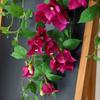 Multicolor Bougainvillea Artificial Flower Vine Hanging Decoration Green Leaves Simulation Flower Vine DIY Photo Props