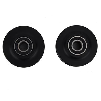 2PCS Heavy Duty Scheune Tür Rad Schiene Schiebe Tor Roller Hardware Kunststoff Metall
