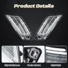 LED Fog Lamp For Volvo XC60 2009 2010 2011 2012 2013 Front Fog Light Daytime Running Lamp Daylight Driving 31290873 31290874 12V
