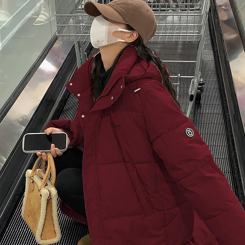 Iarnă Nouă Modă Haine de Bumbac cu Glugă pentru Femei Haine Groase Extinse Pâine Haine Calde Căptușite cu Bumbac Jachetă