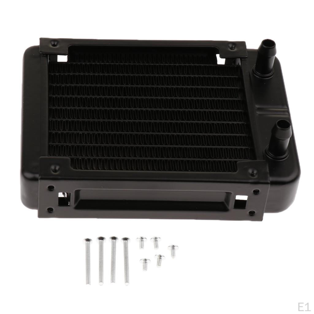 120mm Water Cooling Row Heat Exchanger for Computer chassis 10Pipes