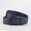 Dolly Road, Reverse Buckle Belt 3.5 Automatic Buckle Two-Layer Cowhide Belt, Men'S Leisure Belt