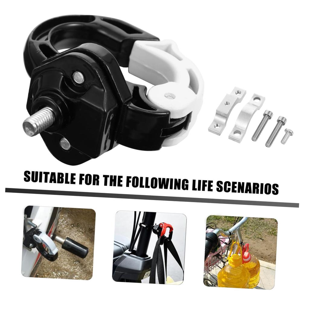HAWILLOSCH 1 Set Motorcycle Electric Hook, Bicycle Rack, Bicycle Rear Rack, Electric Scooter Accessories,