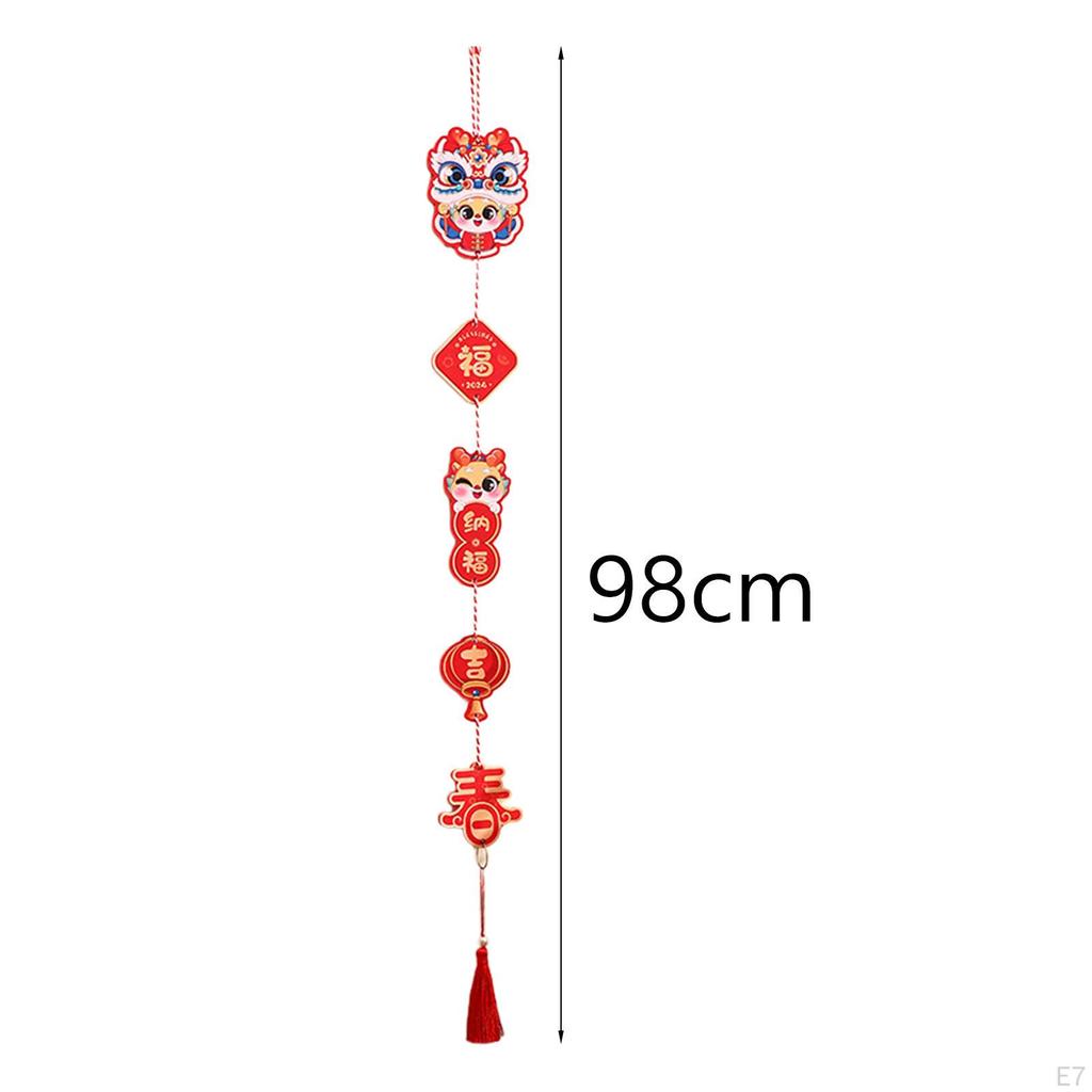 Chińskie Błogosławieństwo Noworoczne Wisząca Dekoracja Ozdoba Tradycyjna Lunarna