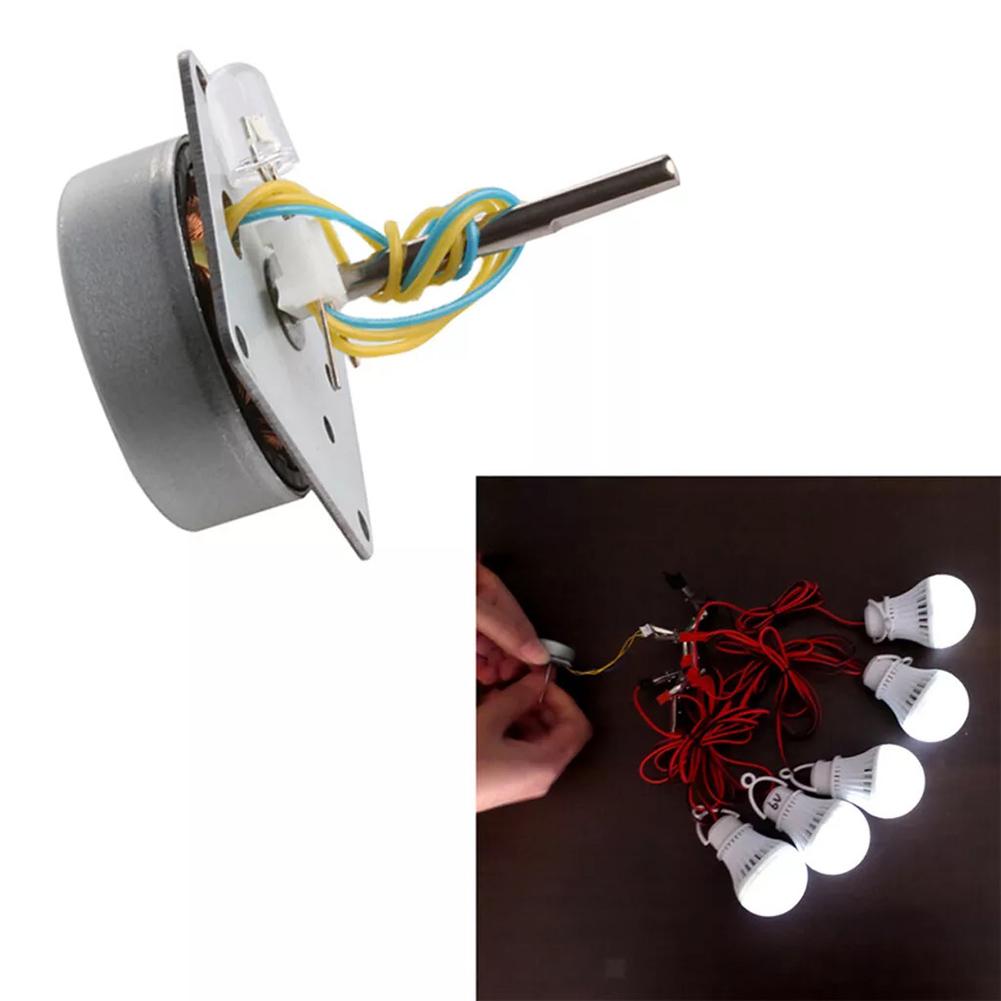 Easy To Assemble Electric Generator 3V-24V Motor DIY Fun Low Power Consumption