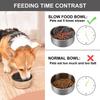 Praktischer Silikon-Hundenapfeinsatz Slow Feeder Zuschneidbare Anti-Schling-Tierfutterplatte mit Saugnapf Hunde Katzen Futterzubehör