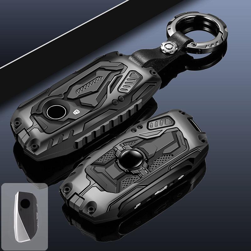 Key Fob Cover Zinc Alloy Key Case Fits For Bmw Ix Im I5 M60 X5 X7 X6 Ix I7 Remote Car Key Shell Protection