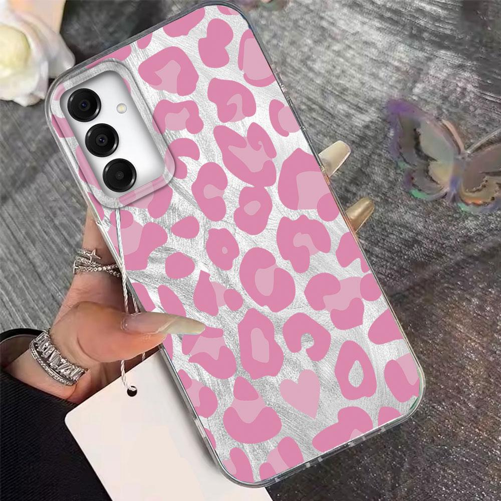 Vintage Black Leopard Women Phone Case for Samsung Galaxy A55 A07 A17 A56 A36 A26 A16 A53 A06 A14 A24 A34 A54 A15 A12 A22 Cover
