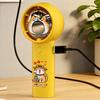 Cartoon Graffiti Turbo Fan 3 Speed Levels Pocket Fan Funny Mini Handheld Fan  Summer