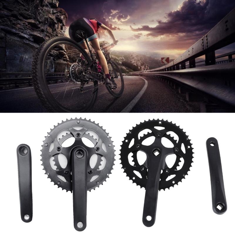 Road Bicycles Crankset 50/34T Chainwheel Folding Bikes Chainring 8/9 Speed Double Plate Crank 170mm