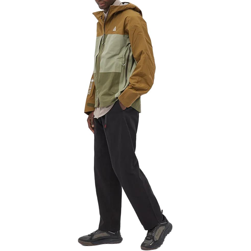 Nike Misery Ridge Gore-Tex Jacket With Colorblock Print And Zip Hood Men Jacket Brown CV0634-242