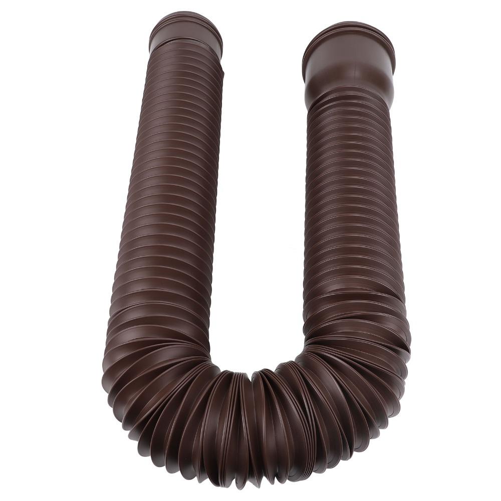 

Screws Included Extendable Drain Away Extender PE Downspout Diverter Villa коричневий