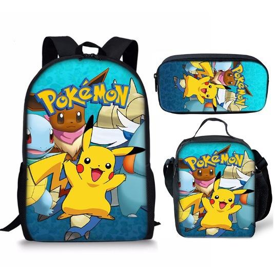 Primary And Secondary School Students Schoolbag Cartoon Backpack Breathable And Wear-Resistant Children'S Backpack Satchel Pencil Bag Set
