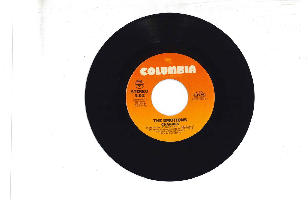 

7inch Record EMOTIONS - Smile / Changes 310791 COLUMBIA 1978 US Soul/Funk Used