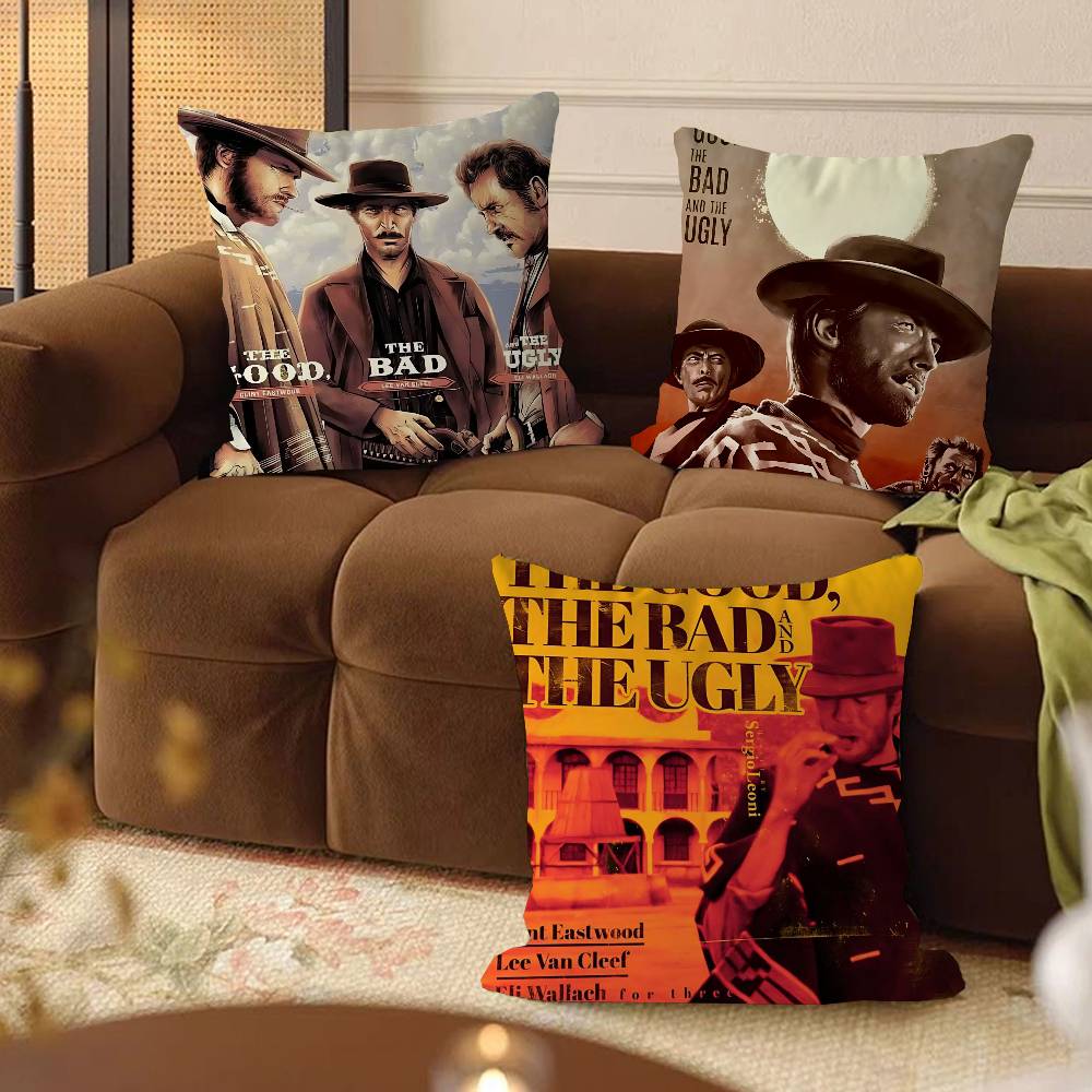 The Good The Bad And The Ugly Pillow Gifts Home Office Furnishings Bedroom Sofa Car Cushion Cover Case 45x45cm