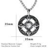 TK Compass Pendant: Punk Gothic Dark Style Hip-hop Necklace with Curious Design