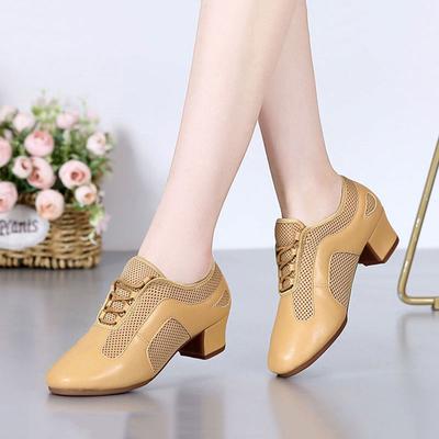 Latin Dance Shoes Dance Shoes Women Jazz Salsa Latin Ballroom Training Shoe Ladies Girls Soft Sole Tango Modern Dancing Female Sneakers