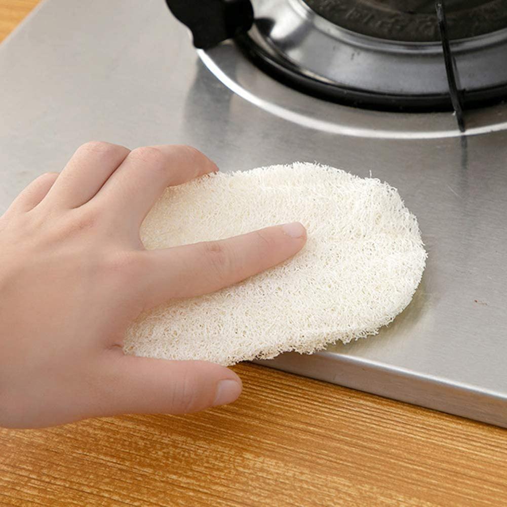Buy Natural Loofah Sponge Dishwashing Scrubber Biodegradable