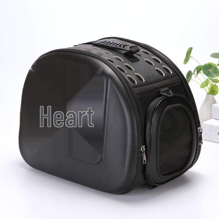 EVA Solid Color Pet Carrier: Washable, Breathable, Comfortable Handheld & Shoulder Bag with Large Capacity for Cats and Dogs.